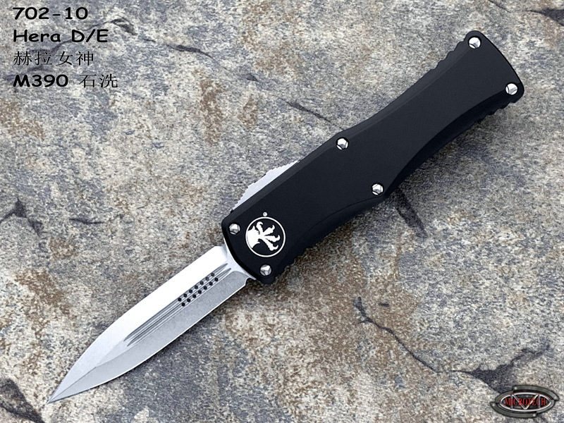 Microtech ΢ 702-10 Hera D/E Ů Stonewash Standard ʯϴM390в ˫ֱ(ֻ